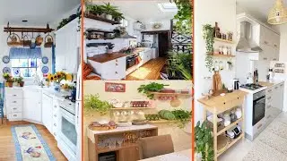 Latest Kitchen Makeover with indoor plants in low budget |  Small Kitchen Makeover Ideas