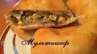 Пироги с луком и яйцом в духовке