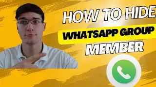 How To Hide WhatsApp Group Members In Chat | Quick Tutorial 2024
