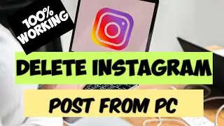 How to delete instagram post from your PC-Laptop/Как удалить пост Instagram с ПК-ноутбука