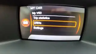 How to Find and Manage Start Stop Function Settings in Volvo V60 I ( 2010 – 2018 )