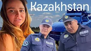 She got the Lambo pulled over in Kazakstan