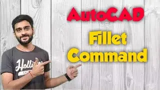 Fillet Command in Autocad | PART 20
