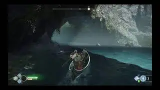 jugando  God of war 4