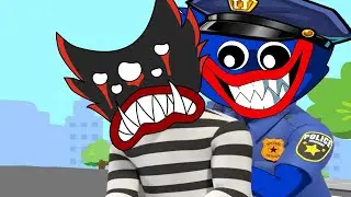 Killy Willy VS Huggy Wuggy Police | Poppy Playtime Chapter 2 Animation