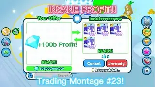 Trading Montage #23!! |INSANE PROFIT!! | Roblox Pet sim x