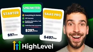 GoHighlevel Pricing Explained - $97 Starter, $297 Unlimited, $497 SaaS Pro