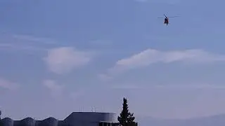 Calstar Helicopter Landing at Santa Clara Valley Medical Center