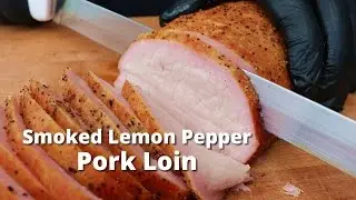 Smoked Lemon Pepper Pork Loin | Smoked Pork Loin Sandwiches on Yoder Pellet Grill