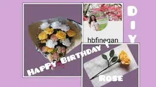 DiY Crepe Paper Rose (MyJoy2You)