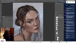 Pintando un rato para calentar