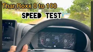 Mahindra Thar Roxx Speed Test ,drive experience #thar #tharroxx #speed #tharlover