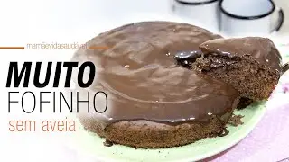 SO CUTE! Easy chocolate cake without oats and without bananas
