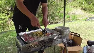 日常キャンプ後編.ペッパーランチ食べるだけ.２倍速推奨