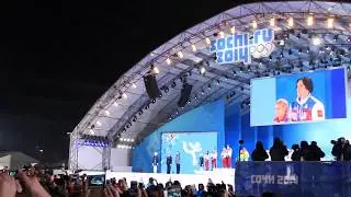 Награждение Транькова и Волосожар золотыми медалями