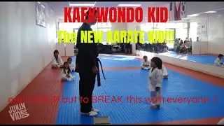 TAEKWONDO KID   The NEW KARATE KID!!!