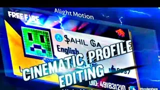 Cinematic profile editing video | freefire profile editing | new profile edit shorts | #cinematic