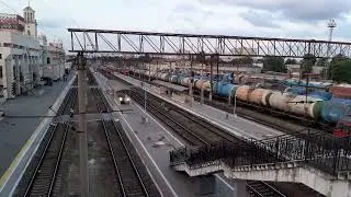 Эп1м-??? с вагоном дефектоскопом на станции Краснодар 1