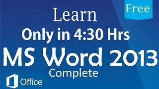 MS | Microsoft | Word 2013 Complete Training Part 14 Macro