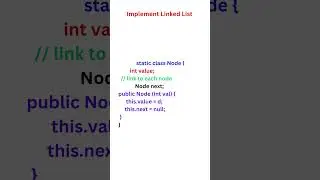 Implementation of Linked List- Example || Java Interview Questions