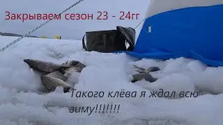 Закрываем сезон 23 - 24гг / Такого клёва я ждал всю зиму /оз. Салтоим шикарная награда.