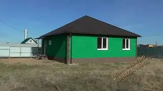 Строительство домов Саратов - Энгельс. Дом из блоков 85кв.м.