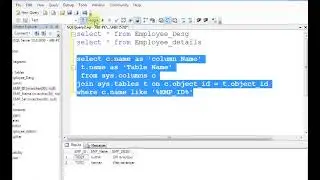 Find all tables containing column with specified name in sql server