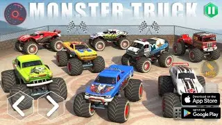 Monster Truck Stunt - Car Game Gameplay  - Tutorial (iOS, Android) Free