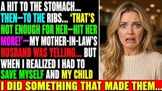 Punch To My Belly, Then My Ribs—“Hit Her Again!” My Mother In Law Screamed… I Saved My Baby’s Li