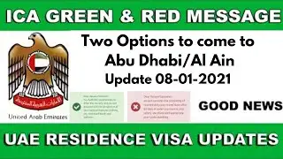 ICA Approval Latest Update, ICA Green Signal, ICA Approval UAE, ICA Approval Abu Dhabi Residents.