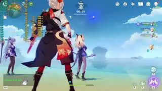Genshin Impact high forced 720p 1080p rendered RYZEN 5 1600 HD 7750