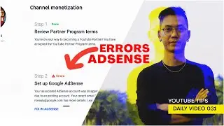 Fix AdSense errors for YouTube channel Monetization 2020