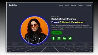 Portfolio Website Using HTML CSS And JavaScript | Personal Portfolio Website Using HTML CSS & Js |