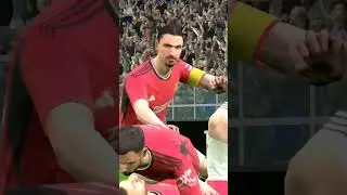 Zlatan celebrates Messi's Goal 🥅 #efootball2024 #shorts #explore @troy_official