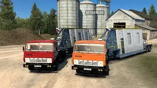 Памяти Юрия Шатунова.На Камазе по Русмапу.ETS-2 v-1.44.