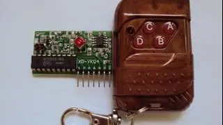 FLOWCODE УРОК  57 модуль дистанционного управления на микросхеме PT2262 приемник 1