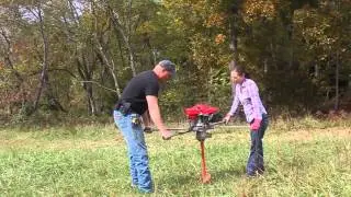 How To Dig A Hole With A Two Man Auger