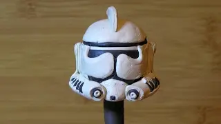 Clone trooper helmet - Star Wars - How to make of plasticine