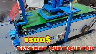 1500$ oyiga aftamat qurt (qurtop) ishlab chiqarish stanogi