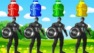 Captain America - Coca-Cola Zero - Wrong Heads Top Superheroes Puzzle