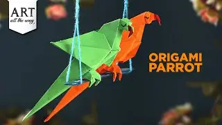 Easy Origami | How to Create a Stunning Origami Parrot | Origami Bird | Paper Crafts | @VENTUNOART
