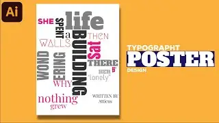Typography Poster Design in Illustrator - Adobe Illustrator Tutorials