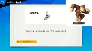 Registering my Donkey kong amiibo.