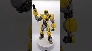 Bumblebee - instructions available on Rebrickable.com! #lego #legomoc #transformers #bumblebee