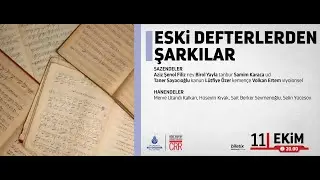 Eski Defterlerden Şarkılar 1 - Hamparsum notasından Dede Efendi'nin Sultaniyegâh Takımı
