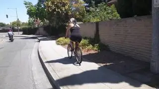 Beautiful biking partner