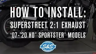 How to Install: S&S Cycle SuperStreet 2:1 Exhaust for 2007-2022 HD® Sportster® models