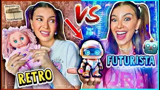 COMPRÉ JUGUETES de FUTURO!! 🤖 vs. JUGUETES RETRO - La EVOLUCIÓN de los JUGUETES 🧸 - Lulu99