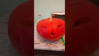 КАК СДЕЛАТЬ ТЫКВУ НА ХЕЛЛОУИН
