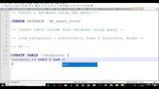 Creating MySQL Database and Tables using SQL Queries - Part 5